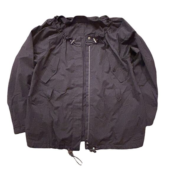Theory Sica Dark Gray Lightweight Jacket Elastic Neck & Waist Size Small Women* - Picture 1 of 10